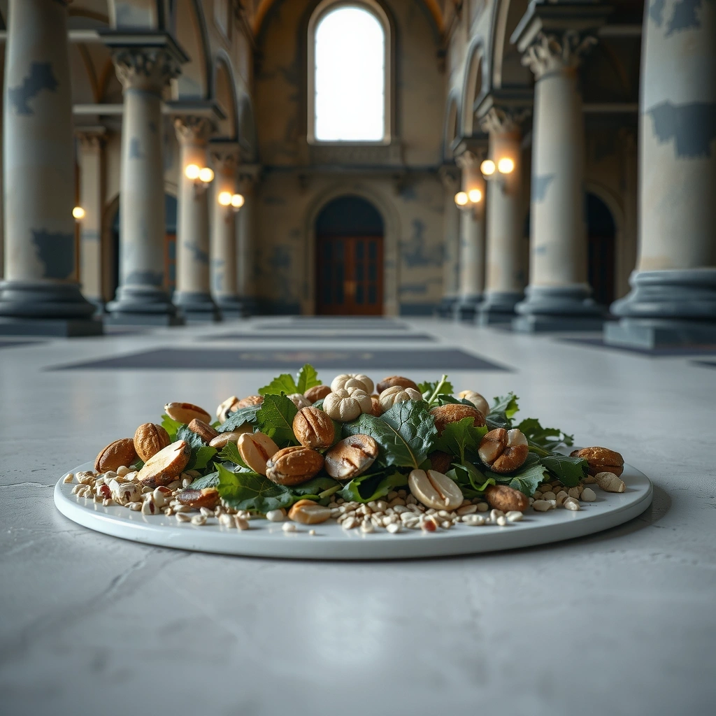 Barocke Architekturtextur in Blau und Gold